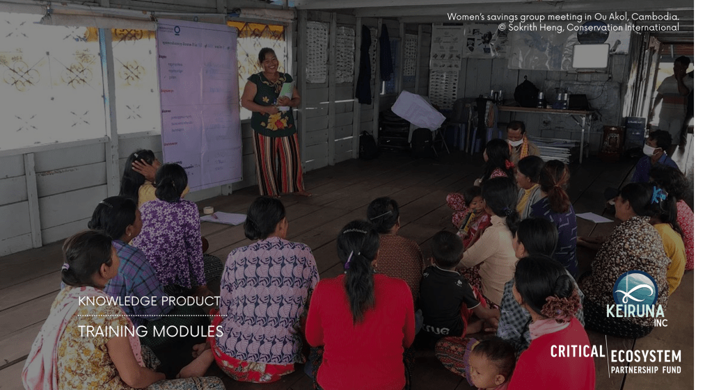 “Empowering Women in Conservation” training&nbsp;materials
